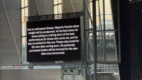 Rap icon cancels gig one hour before performance after ‘unforeseen illness’