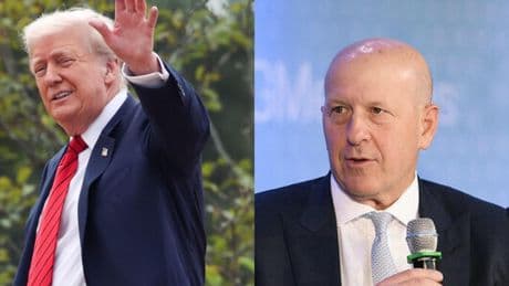 Trump extiende su batalla financiera contra Jerome Powell a Goldman Sachs y su presidente David Solomon