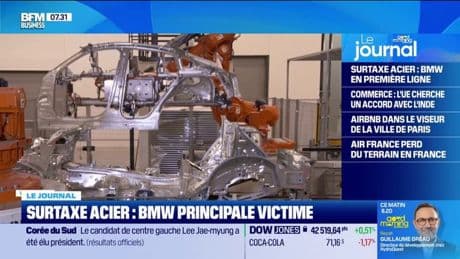 Surtaxe sur l'acier: le constructeur BMW est en première ligne