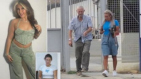 Distraught mother is seen visiting 'drug mule' Bella Culley in Georgian prison for agonising talks as huge sum of cash the family may need to buy her freedom is revealed
