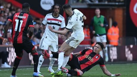 Evanilson should never have been sent off against Man Utd, the red card was just like Bruno Fernandes in Spurs clash