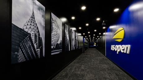 The U.S. Open Player Walk-Out Starts In Ashe Stadium