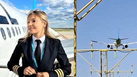 Savina Paül, piloto de avión, 30 años: “El mejor aterrizaje no es el más suave, es el que toca de manera firme dentro de la zona segura para frenar y no quedarse corto ni largo en la pista”