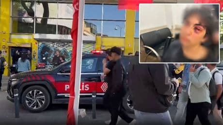 CHP standında 15 yaşındaki çocuğu darp eden 3 kişi gözaltında