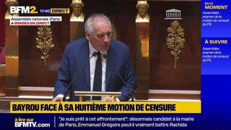 "Il y aura un projet de loi" sur les retraites : François Bayrou répond au PS et à leur motion de censure