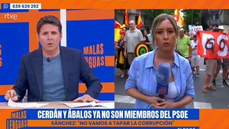 La queja de Cintora por lo sucedido con una reportera de &#039;Malas lenguas&#039;: &quot;No nos dejan trabajar&quot;