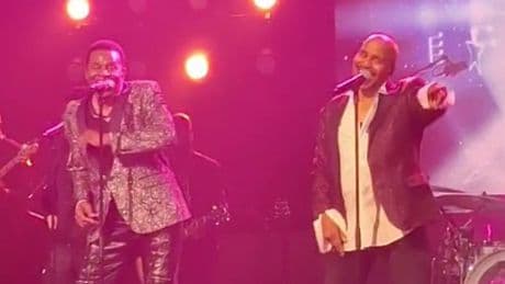 Two of the Jackson 5 turn up to entertain punters at Reform UK conference