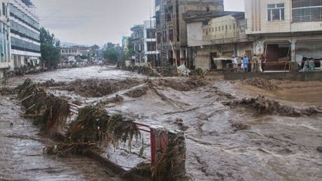 At least 224 dead after flash floods hit India and Pakistan