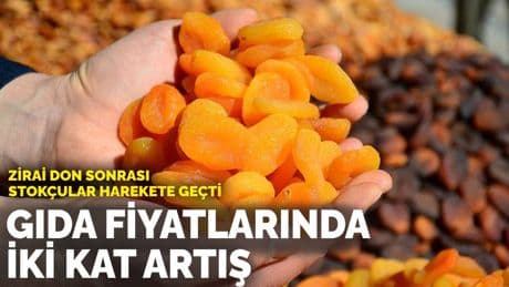 Zirai don sonrası stokçular harekete geçti: Gıda fiyatlarında iki kat artış