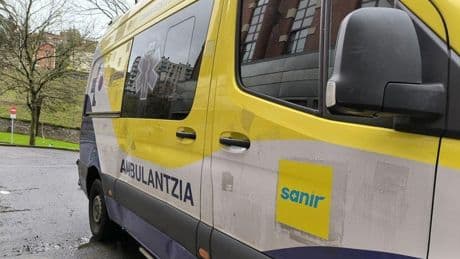 Las ambulancias de Osakidetza acumulan 131 accidentes en lo que va de año