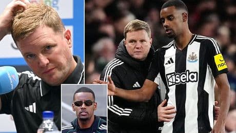 Eddie Howe says there is currently NO chance of Alexander Isak playing in Newcastle's opening game of the Premier League season as Toon boss lifts lid on private talks with wantaway striker amid Liverpool saga