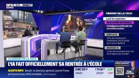 L'IA fait officiellement sa rentrée à l'école - 01/09