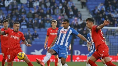 Horario, canal y dónde ver por TV hoy el Osasuna - Espanyol de LaLiga EA Sports