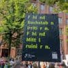„Die Unis sind das Herz der Stadt!“ : Hochschulen protestieren vor der Berliner Wissenschaftsverwaltung gegen die Kürzungen