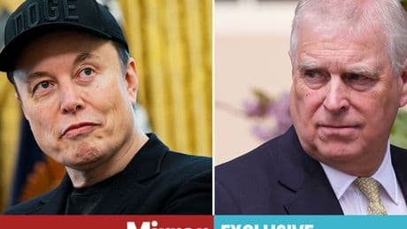 Fears Elon Musk could name Prince Andrew after Donald Trump feud Epstein 'bomb'