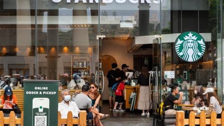 Starbucks is asking customers in South Korea to stop bringing monitors, printers, and desk dividers into their stores