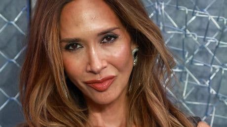 Mylenne Klass wows in nude tube top as she heads to work amid 'feud' with Frankie Bridge