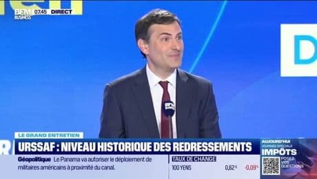 Damien Ientile, directeur de l’Urssaf Caisse nationale, est l'invité de good morning business
