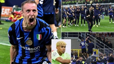 Inter Milan hero Davide Frattesi reveals he almost 'had a BLACKOUT' after celebrating his winner in Barcelona thriller to reach the Champions League final