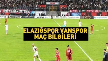 OYUN DURDU: Elazığspor Vanspor canlı izle! Vanspor Elazığspor maçı izle! TFF 2. Lig play-off rövanş maçı HT Spor TV Canlı Yayın (Şifresiz & Kesintisiz HD)