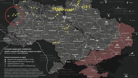 The Nato night team were watching the drones pounding Ukraine. But then one squadron banked starboard - and headed straight for Poland. Lights started flashing...