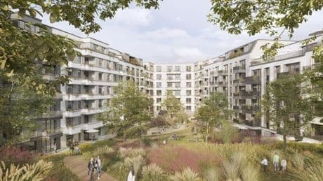 Neue Wohnungen in Westend: Schnelles Bauen mit Hindernissen