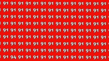 Karmaşa içinde gizlenmiş 94'ü bulabilir misiniz? 5 saniyede görenler elit zekâya sahip çıkıyor