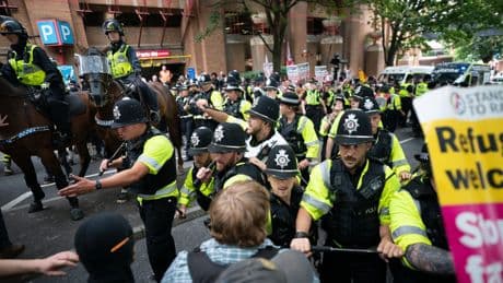 Asylum hotel protests latest: Government vows to fast-track deportations after new wave of anti-migrant demos