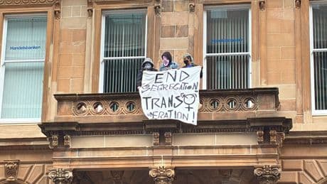 Six arrested and one charged with assault following Glasgow protest