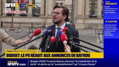 Annonces de François Bayrou sur le budget: le PS dénonce un "manque criant de justice fiscale"
