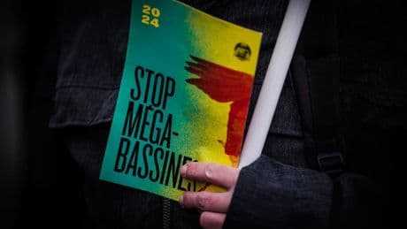 Méga-bassines: une manifestation organisée ce samedi à Poitiers limitée par la préfecture