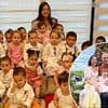 Influencer who had 21 surrogate babies with her murderer husband makes a dramatic comeback: Mother, 27, who 'disappeared' for 2 years throws a lavish party to celebrate her husband, 60, being freed from prison