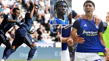 Leicester wonderkid breaks Jude Bellingham's record to become Championship's youngest ever goalscorer aged 16 years and 37 days old