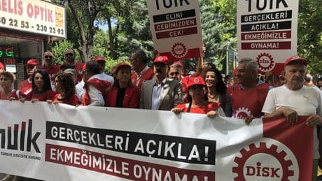 DİSK-AR'dan enflasyon açıklaması: TÜİK'in madde fiyat listesini açıklamaması şaibeyi artırıyor