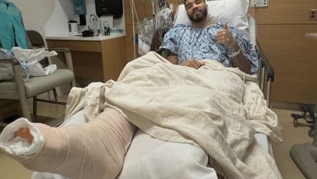 Jayson Tatum breaks silence on devastating Celtics injury with hospital photo