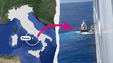 Ponza: Kreuzfahrtschiff der "MSC World Europa" vor Italien havariert