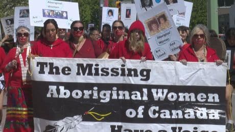 Hundreds rally in Kelowna for missing, murdered Indigenous women and girls