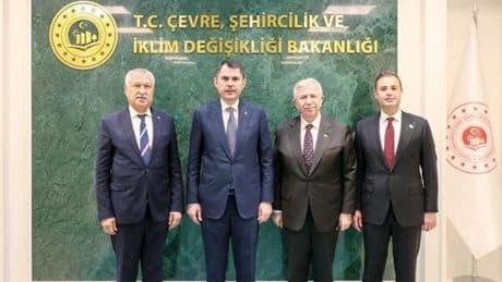 Üç başkandan Kurum’a ziyaret