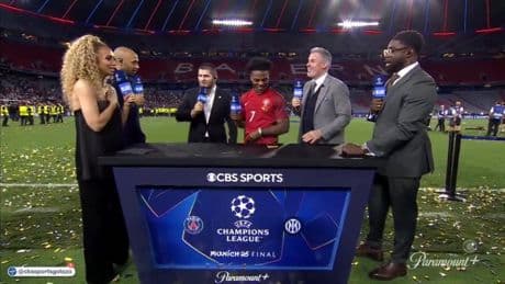 Awkward moment UFC icon Khabib Nurmagomedov snubs Kate Abdo’s handshake for religious reasons live on TV