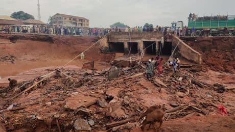 Flash floods in central Nigeria kill at least 115 people