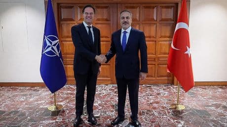 Bakan Fidan ile NATO Genel Sekreteri Rutte arasında barış masası