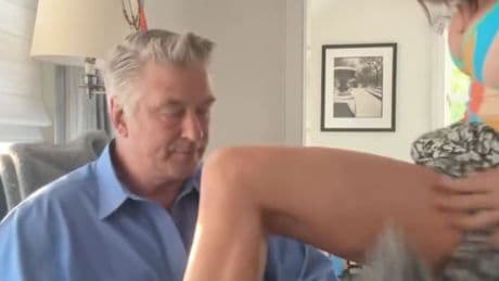 Alec and Hilaria Baldwin spark baby #8 rumors with bizarre foot rubbing video