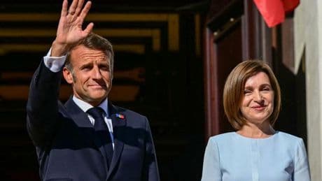 Macron, Merz et Tusk débarquent en Moldavie pour soutenir la présidente pro-UE