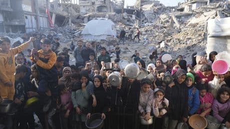 The U.S. has a plan for getting food into Gaza. Top aid groups object to the idea