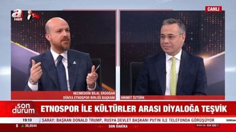 Bilal Erdoğan'dan A Haber'de önemli açıklamalar: Etnospor dünya barışına da katkı sağlayacak bir şey...