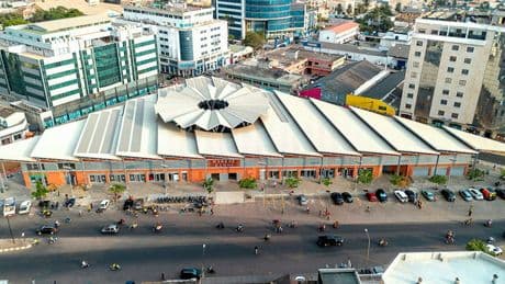 Architecture : au Bénin, le nouveau marché de Cotonou