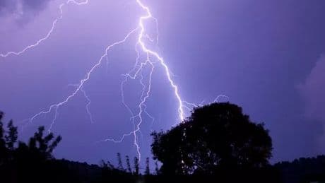 Woman hit directly by lightning and fighting for her life in horror Spain storm