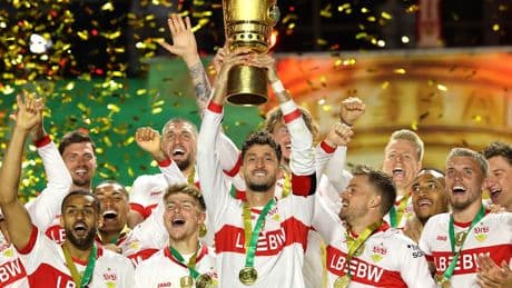 Titel für den VfB Stuttgart: Der Pokalsieger zeigt, was ein Klassenunterschied ist