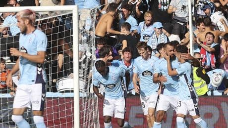 El Celta frena al Villarreal con un gol de Borja Iglesias en el 94