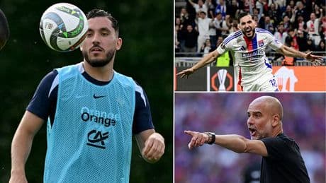 Man City open talks with Lyon over summer deal to sign £35m-rated France new boy Rayan Cherki